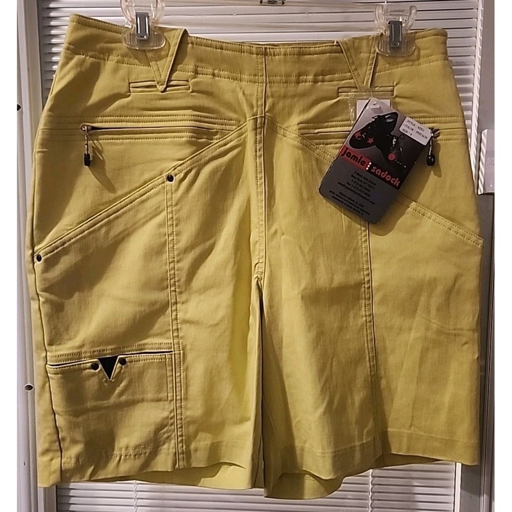 *NEW WITH TAGS Jamie Sadock Golf Shorts Womens Size 8 Light Green